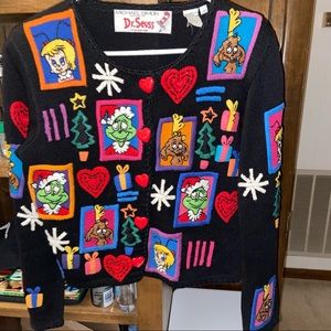 SOLD Michael Simon Ugly Christmas Sweater Vintage Size Small Cute and Amazing!!